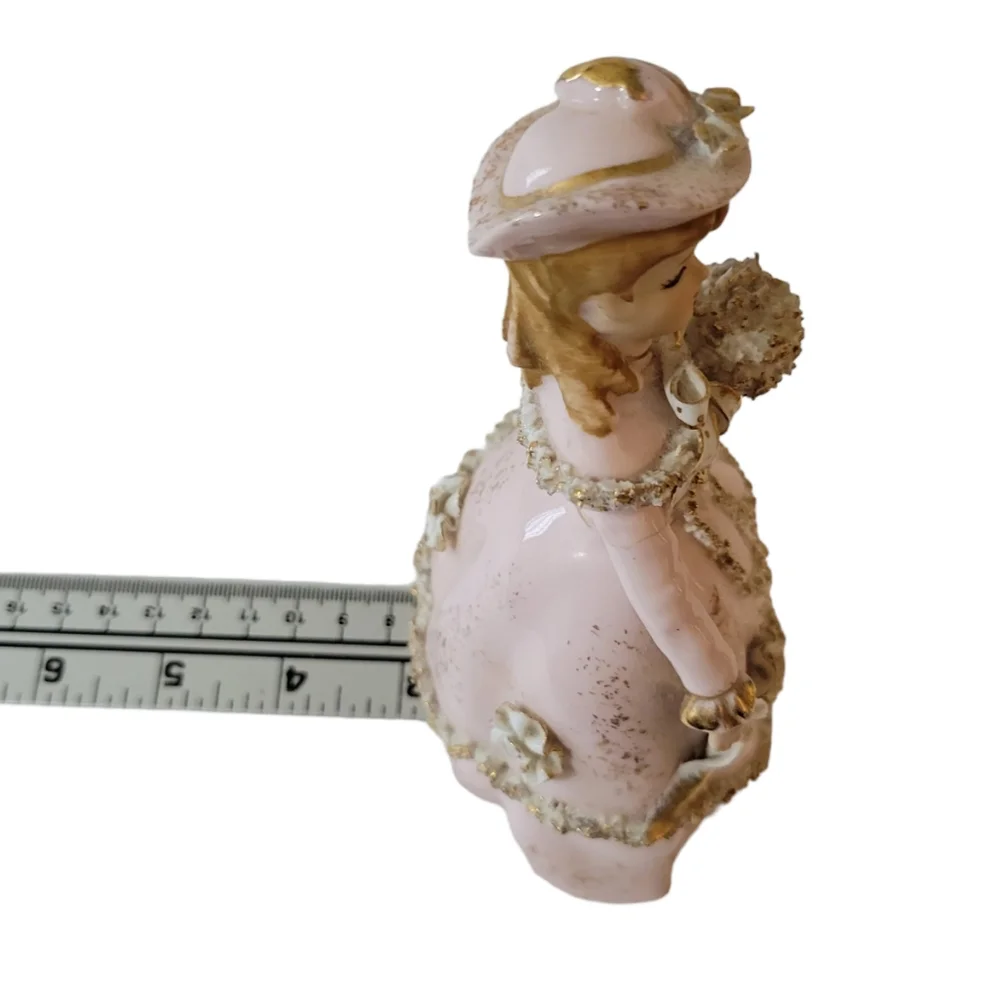 Vintage Geo Z Lefton Victorian Woman Figurine READ
